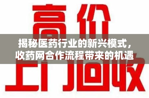 威海揭秘医药行业的新兴模式，收药网合作流程带来的机遇与挑战